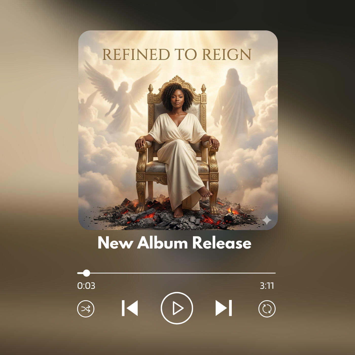 Refined to Reign Refined to Reign album artwork and music player featuring Shardar Budd
